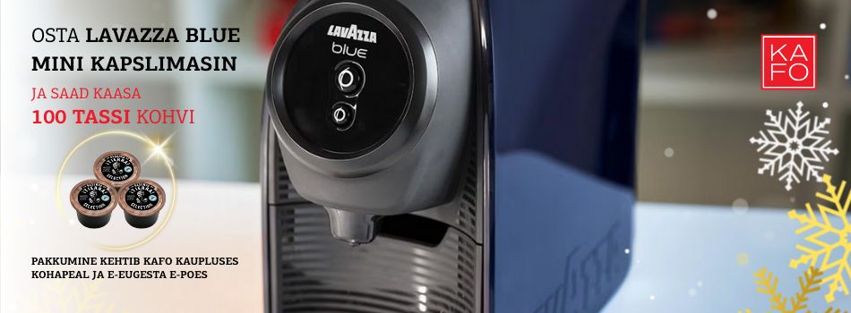 100 kapslit kingitusks Lavazza masina ostuga!